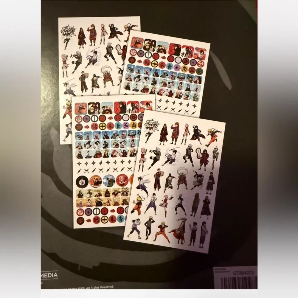 Naruto Shippuden poster and sticker books set